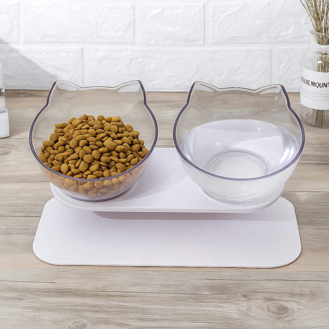 PurrLov™ Orthopedic Anti-Vomiting Cat Feeder