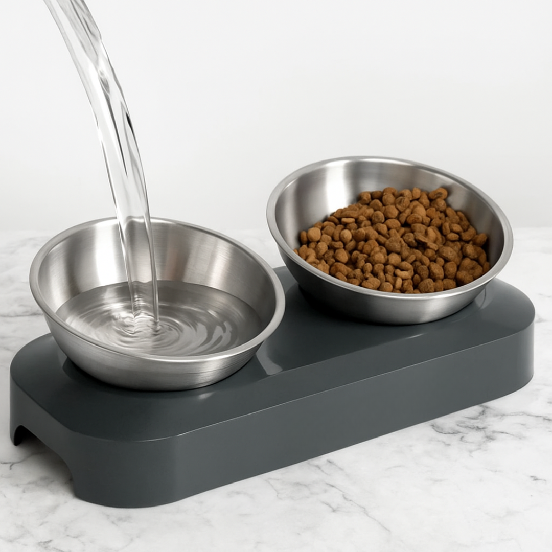 PurrLov™ Orthopedic Anti-Vomiting Cat Feeder